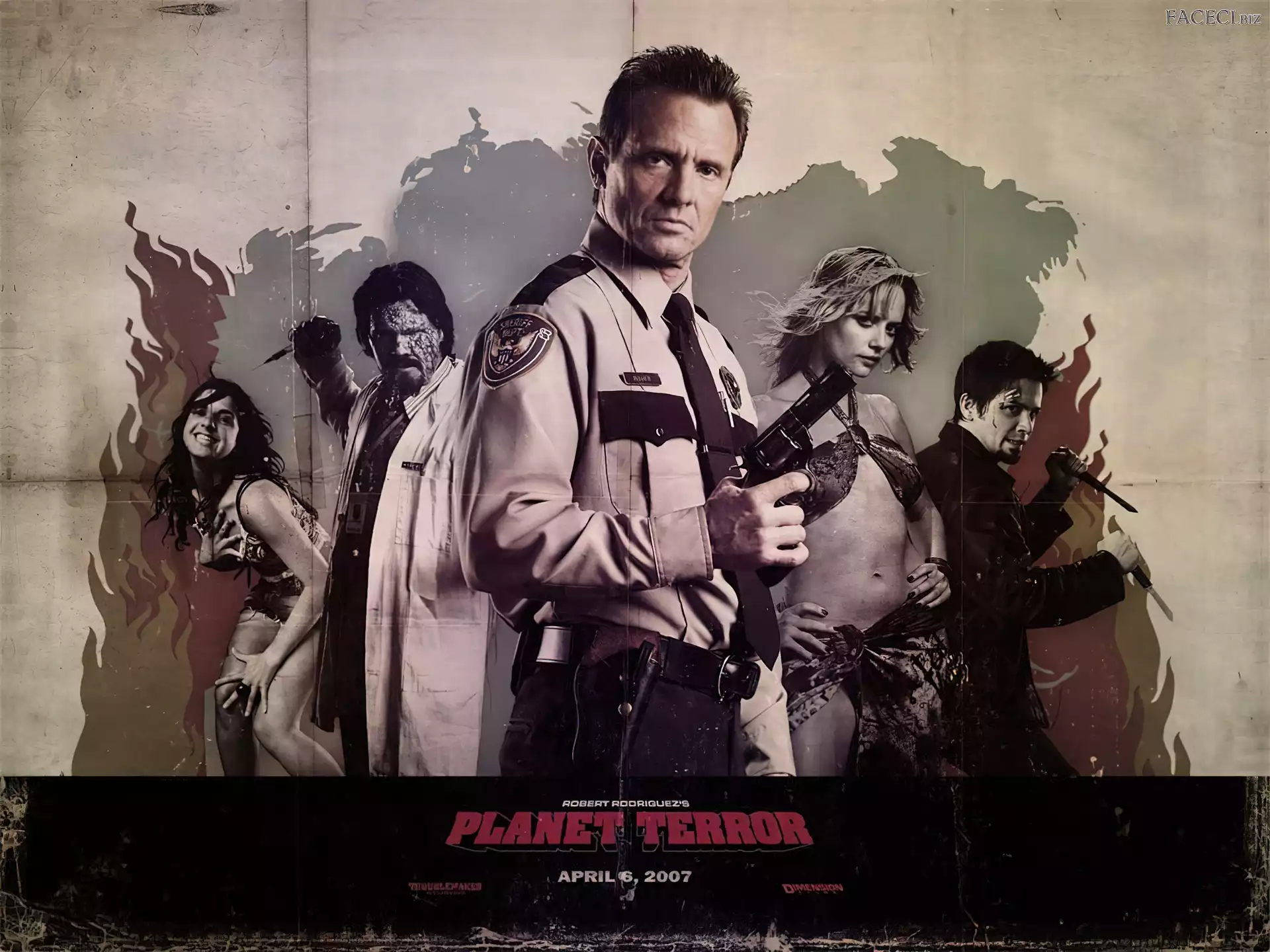 Grindhouse, Freddy Rodriguez, Josh Brolin, Michael Biehn